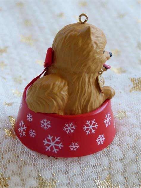 hallmark ornament puppy love|More.